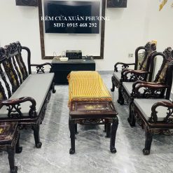 Đệm Ghế Gỗ Phòng Khách Tại Hà Tĩnh