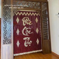 Rèm Hạt Gỗ Treo Phòng Thờ Tại Hà Tĩnh