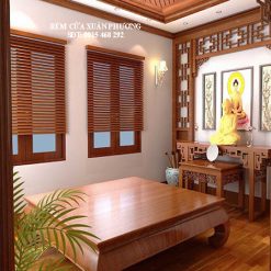 Rèm Gỗ Phòng Thờ Tại Hà Tĩnh